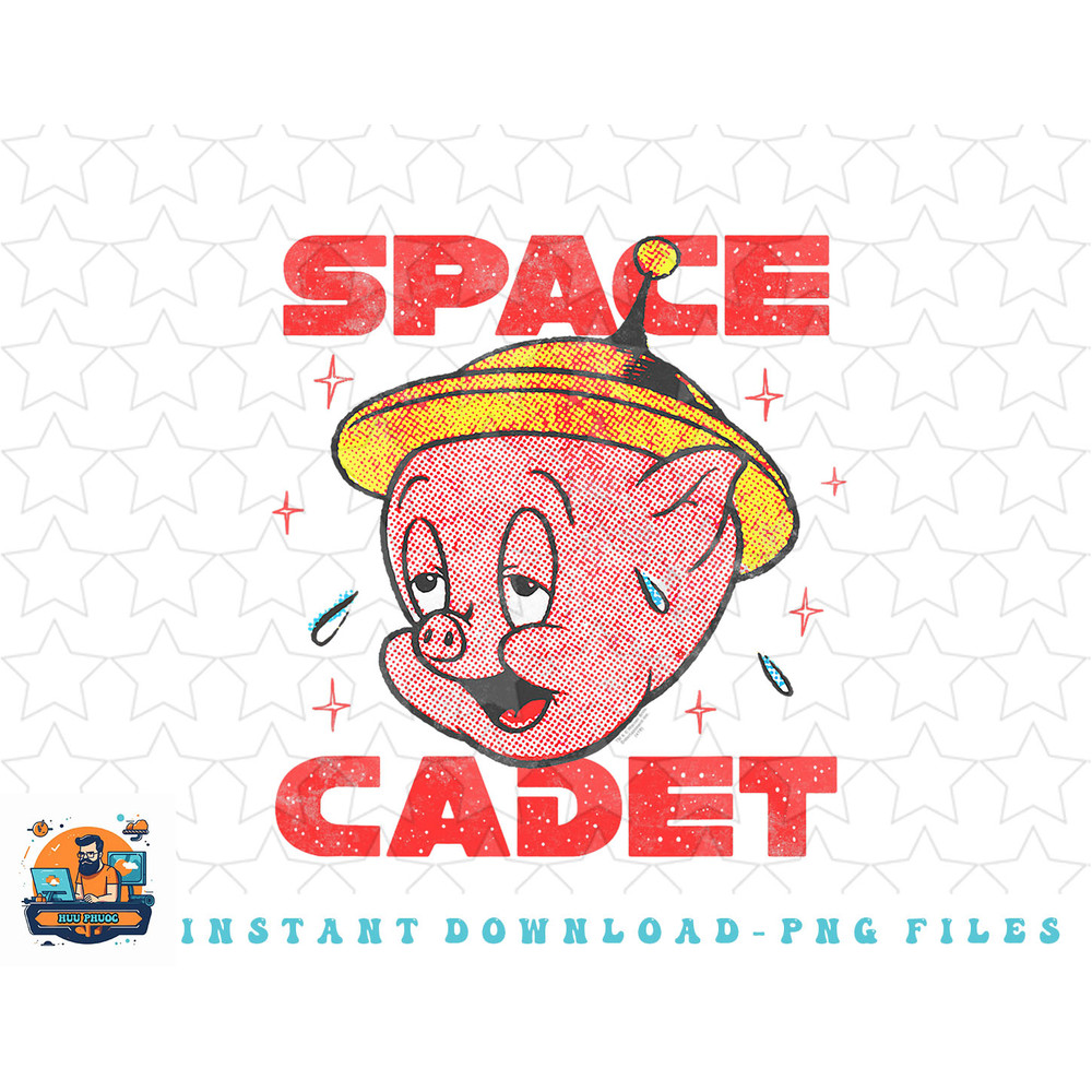 Looney Tunes Porky Pig Space Cadet png, sublimation, digital download.jpg