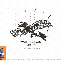 looney tunes wile e. coyote crispy flier png, sublimation, digital download