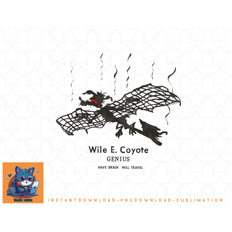 Looney Tunes Wile E. Coyote Crispy Flier png, sublimation, digital download.jpg