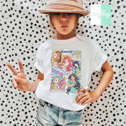 retro disney princess shirt, disney comfort colors shirt, disney princess shirt, funny princess disney shirt, vintage di