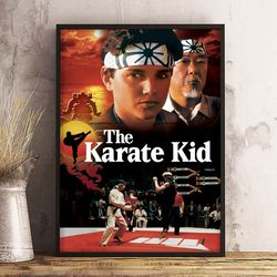 karate kid poster, movie poster, film poster, wall art, wall decor, prints, home decor, fists of destiny poster
