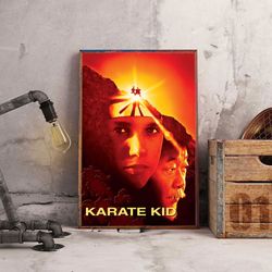 karate kid poster, movie poster, film poster, wall art, wall decor, prints, home decor, champion's journey poster