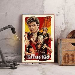 karate kid poster, movie poster, film poster, wall art, wall decor, prints, home decor, battle for honor poster