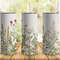 Summer Wild Flowers Tumbler, Summer Wild Flowers Skinny Tumbler.png