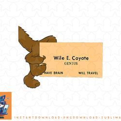 looney tunes wile e. coyote genius png, sublimation, digital download