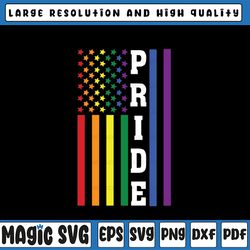 usa flag rainbow 4th of july lgbtq gay svg, pride month lgbt american flag svg, lgbtq svg, digital download