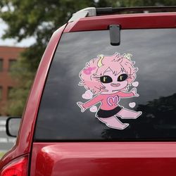 my hero academia sticker, anime decal, manga decal, ashido mina sticker, my hero academia decal, anime sticker