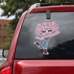 my hero academia sticker, anime decal, anime sticker, manga decal, my hero academia decal, ashido mina sticker