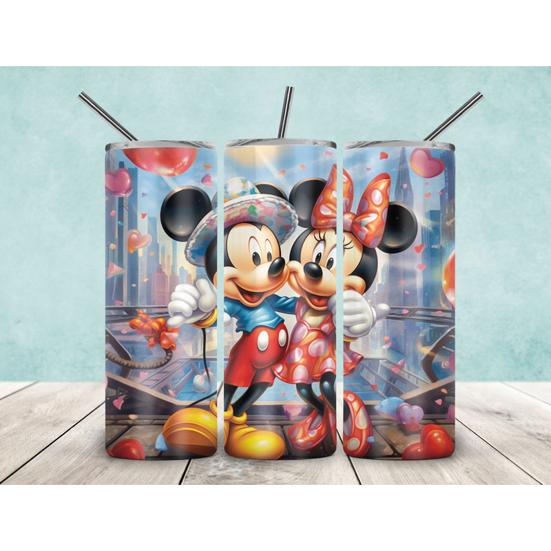 Mickey And Minnie 20oz Skinny Tumbler, Mickey Sublimation, Skinny Tumbler Png, Mickey Tumbler Png, Minnie Tumbler Wrap, Mickey Mouse Png-2.jpg