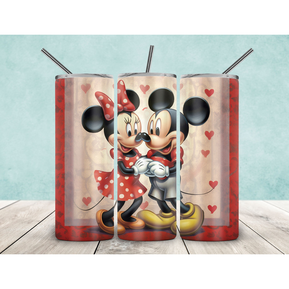Mickey And Minnie 20oz Skinny Tumbler, Mickey Sublimation, Skinny Tumbler Png, Mickey Tumbler Png, Minnie Tumbler Wrap, Mickey Mouse Png-4.jpg