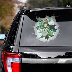 my hero academia sticker, anime decal, manga decal, asui tsuyu sticker, my hero academia decal, anime sticker