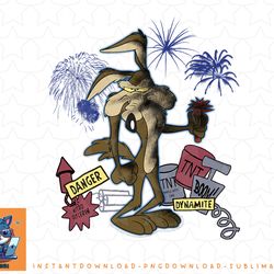 looney tunes wile e. coyote tnt portrait short sleeve png, sublimation, digital download