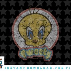 looney tunes retro tweety face png, sublimation, digital download