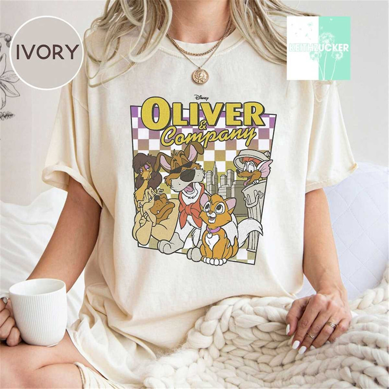 MR-246202383455-disney-oliver-company-checkerboard-poster-t-shirt-unisex-image-1.jpg