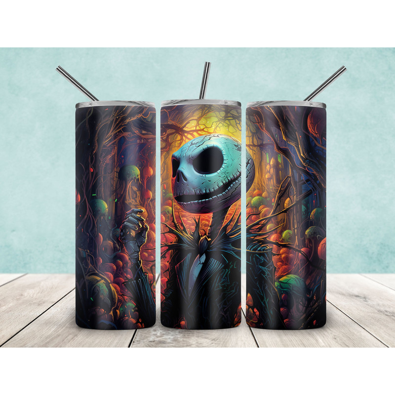 The Nightmare Before Christmas 20oz Skinny Tumbler, Jack Skellington Tumbler 20oz,Halloween Tumbler Png, Halloween Png, Digital Download Png-2.jpg