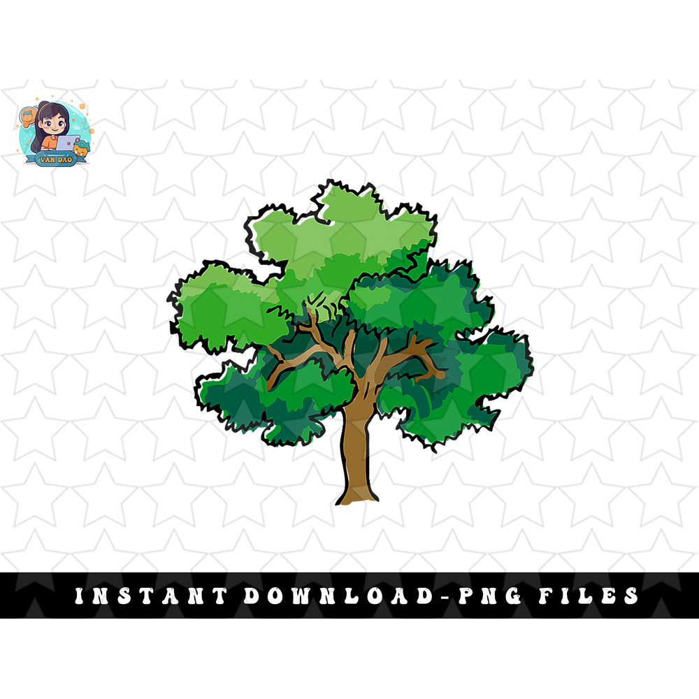 Oak Tree png, sublimation, digital download Matching Pair with Acorn Nut Shirt copy.jpg