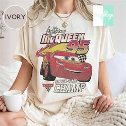 mcqueen comfort colors shirt, lightning mcqueen shirt, disney cars shirt, cars birthday shirt, cars movie shirt, disney
