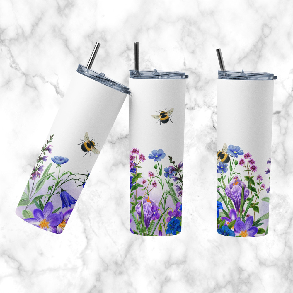 Floral Tumbler, Floral Skinny Tumbler, Floral Delights Tumbler.png