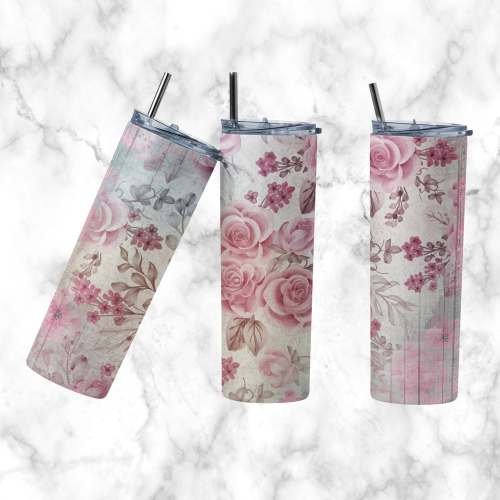 Floral Tumbler, Floral Skinny Tumbler, Floral Fashion Tumbler.png