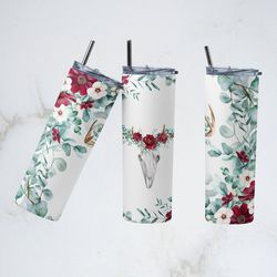 floral tumbler, floral skinny tumbler, floral fusion tumbler