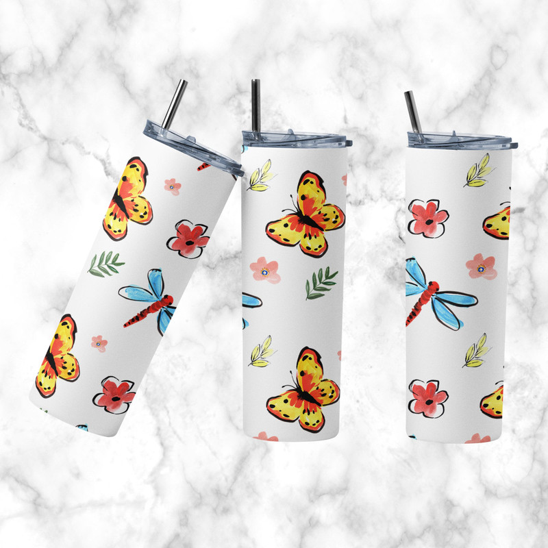 Floral Tumbler, Floral Skinny Tumbler, Floral Goddess Tumbler.png