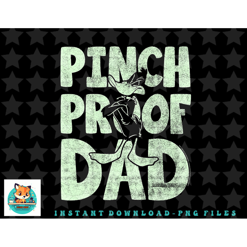 Looney Tunes St. Patricks Day Daffy Duck Pinch Proof Dad png, sublimation, digital download.jpg