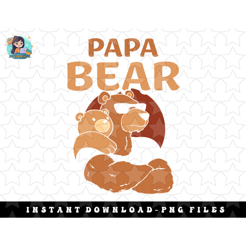 Papa Bear Bears Animal Pun Lover Dad Father Daddy Fathers png, sublimation, digital download.jpg