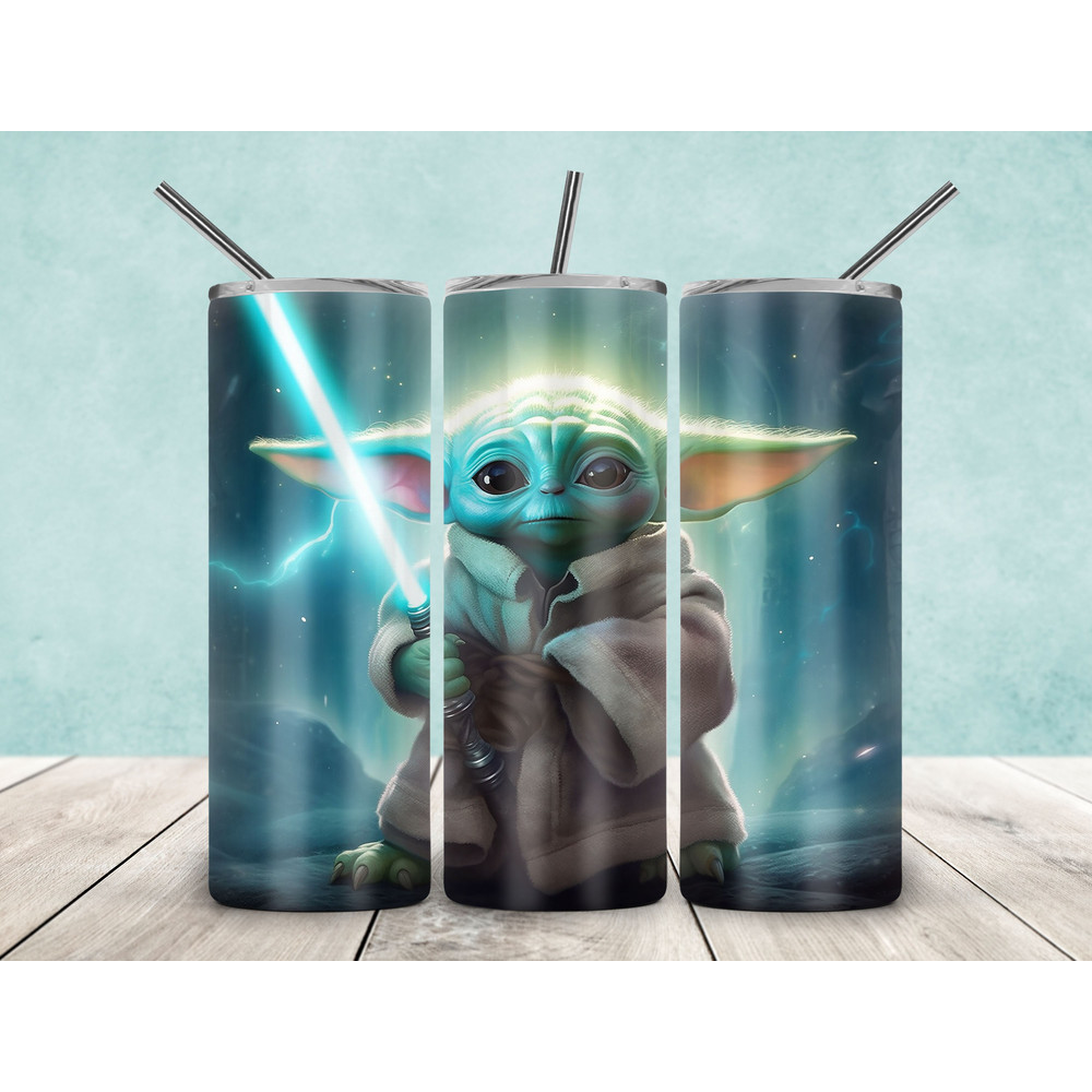 Baby Yoda 20oz Sublimation Skinny Tumbler, Baby Yoda Png,Star Wars Sublimation 20oz , Baby Yoda 20oz Skinny Tumbler , Digital Download Png.jpg