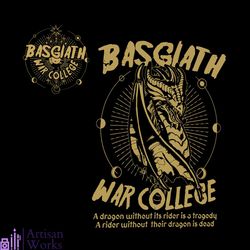 basgiath war college fourth wing svg cutting digital file