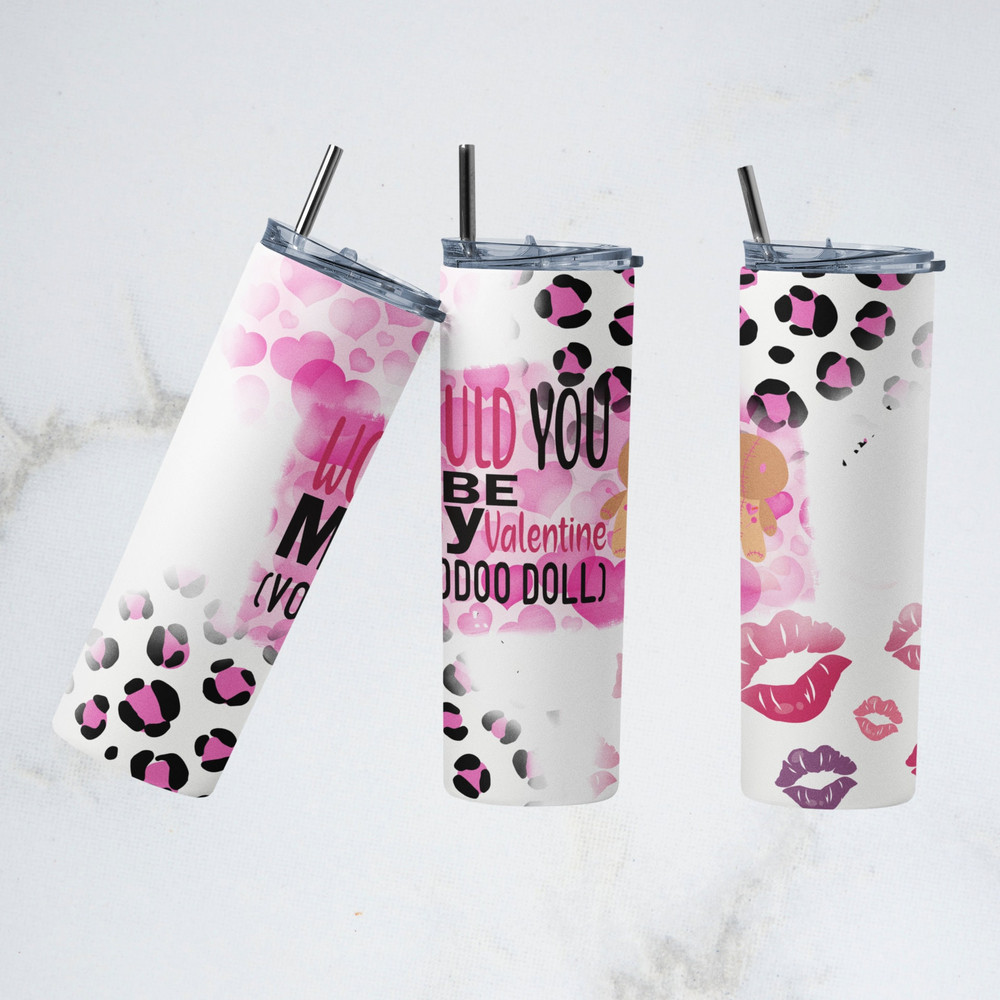 Valentine Tumbler, Valentine Skinny Tumbler, Valentine Day Apparel Tumbler.png