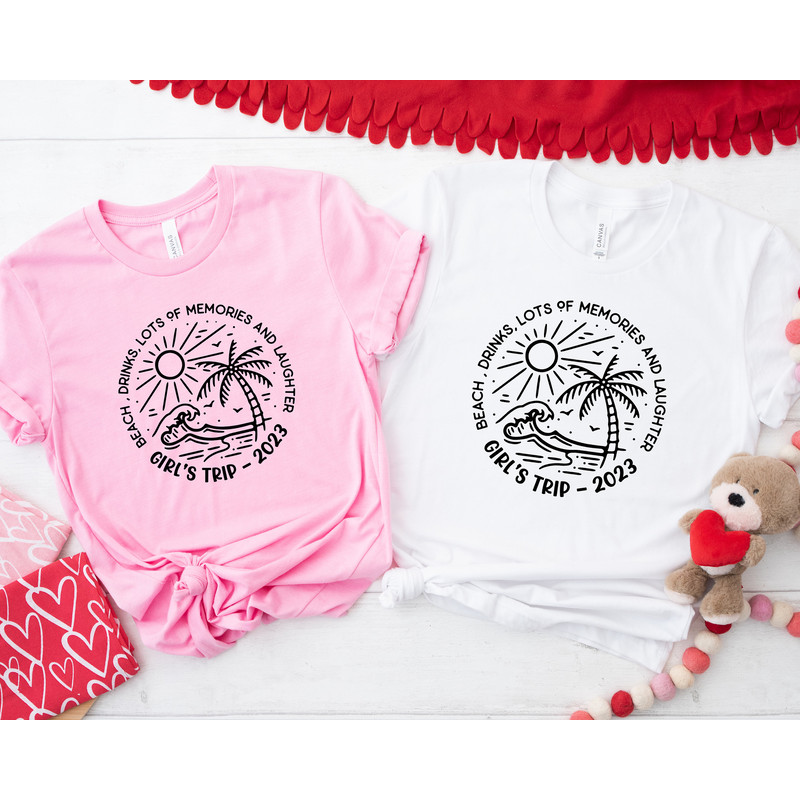 Girls Trip 2023 Shirt,Girls Vacay Shirt,Custom Matching Girls Trip Shirt,Personalize Vacation Shirt,Besties Vacation Shirt,Vacay Mode On Tee - 2.jpg