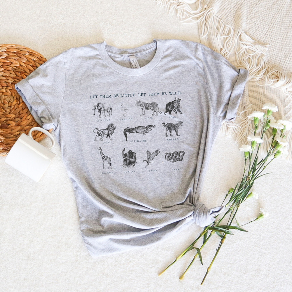 Let Them Be Little,Let Them Be Wild,Zoo Vacation Shirt,Wild Animals Shirt,First Zoo Trip Tshirt,Animal Kingdom Shirt,Family Zoo Vacay Tshirt - 3.jpg