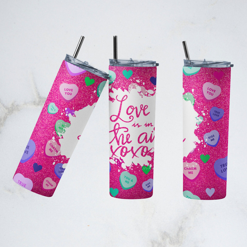 Valentine Tumbler, Valentine Skinny Tumbler, Valentine Day With Tumbler.png
