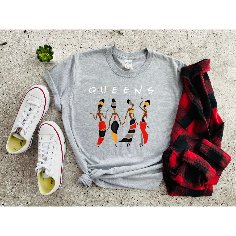 Black Queens Shirt Black Girls Magic Beautiful African American Woman Black Women Shirt Black Queen Shirt Black Woman Outfit Black Queens - 2.jpg