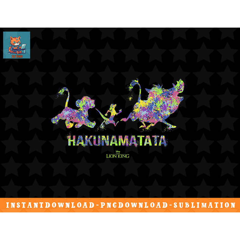 Disney The Lion King Splatter Silhouette png, sublimation, digital download.jpg