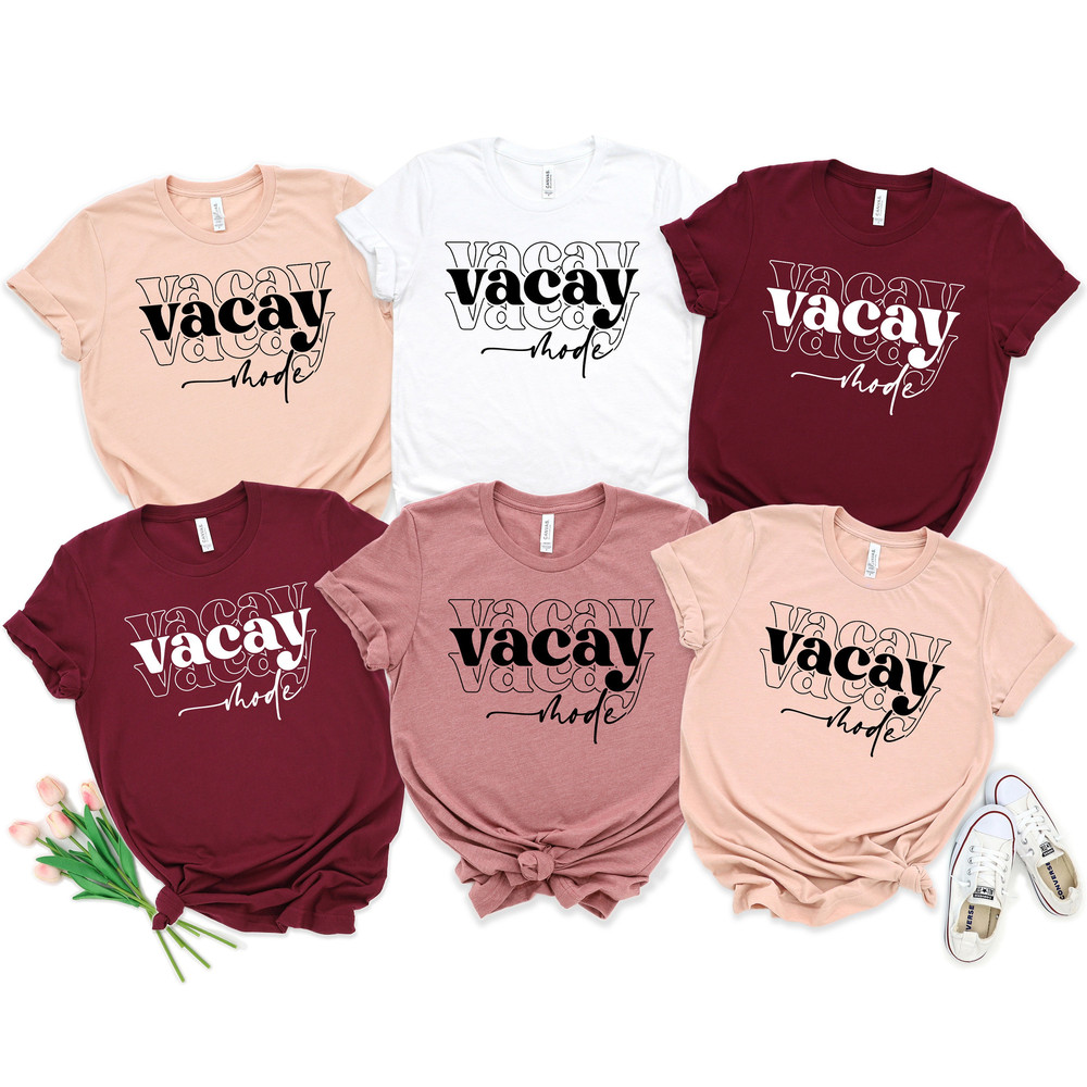 Vacay Mode Shirt,Vacation Squad Shirt,Family Matching Vacation Shirts,2023 Vacation Shirt,Girls Trip Shirt,Family Cruise Shirt,Matching Tees - 1.jpg
