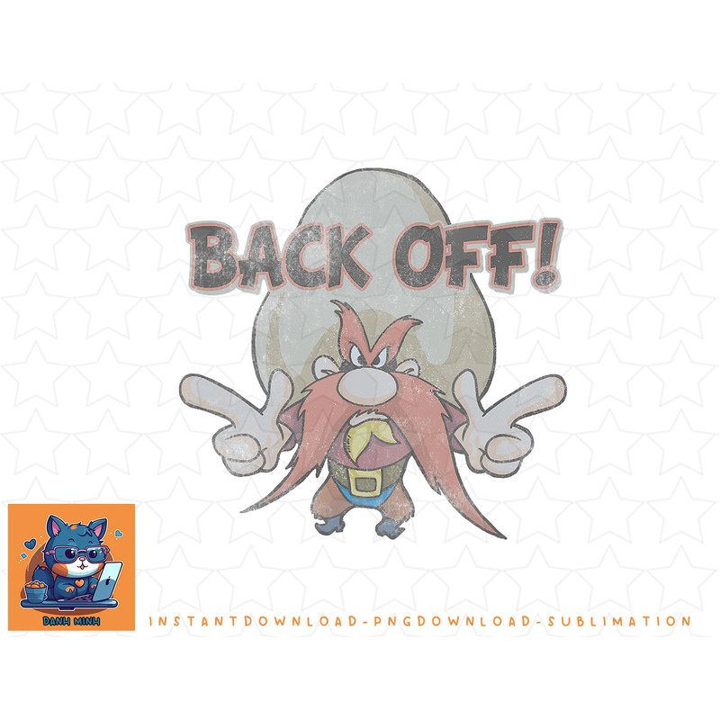 Looney Tunes Yosemite Sam Back Off png, sublimation, digital download.jpg