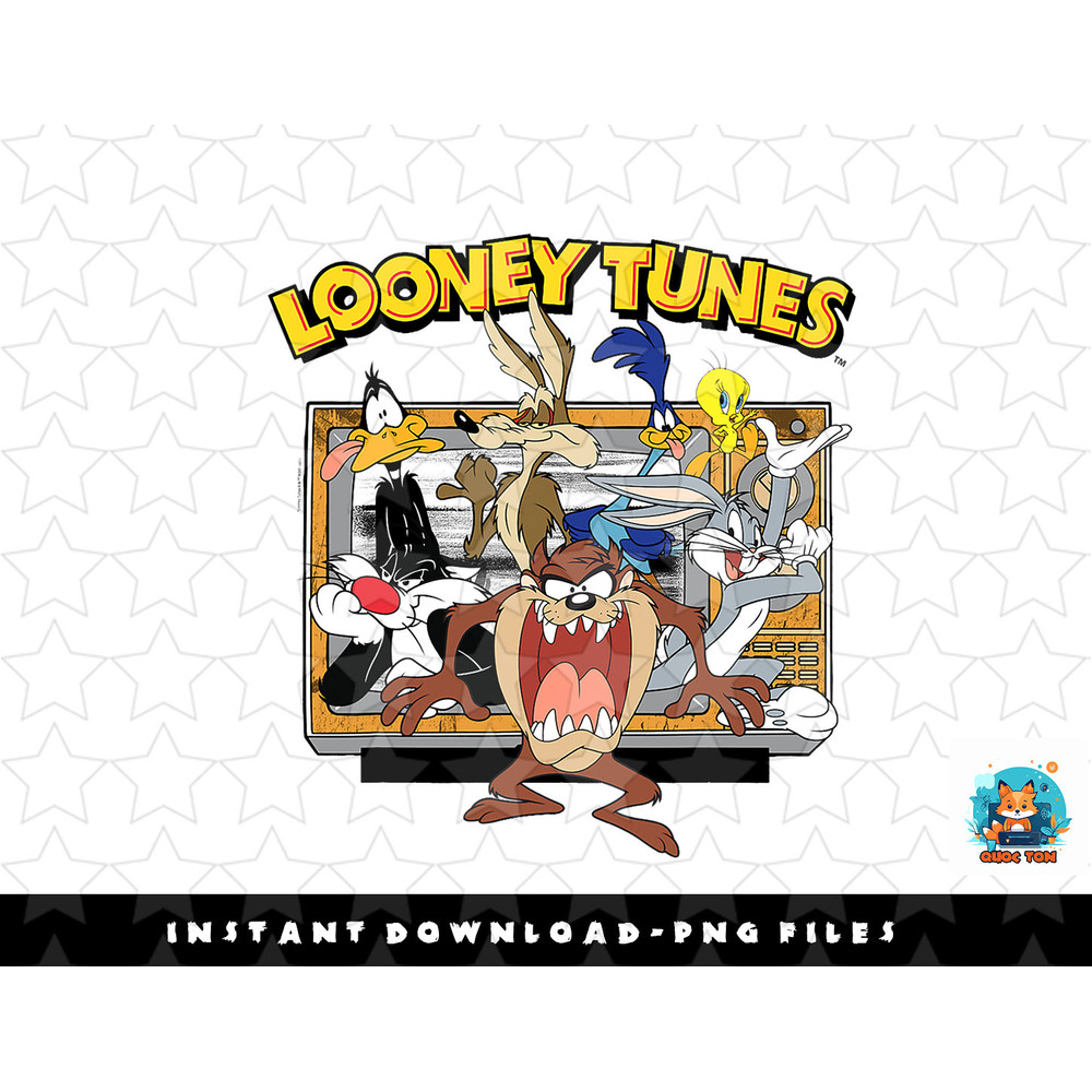 Looney Tunes TV png, sublimation, digital download.jpg