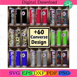 converse inspired tumbler 20oz, 20 oz sublimation tumbler wrap, sneaker shoe patterns for 20oz skinny tumblerconverse in