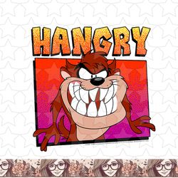 looney tunes taz hangry portrait png, sublimation, digital download