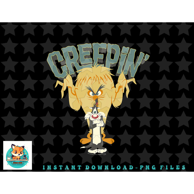 Looney Tunes Sylvester Creepin png, sublimation, digital download.jpg
