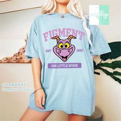 comfort colors disney figment shirt, epcot figment shirt, figment est 1983 shirt, one little spark shirt, epcot shirt, e