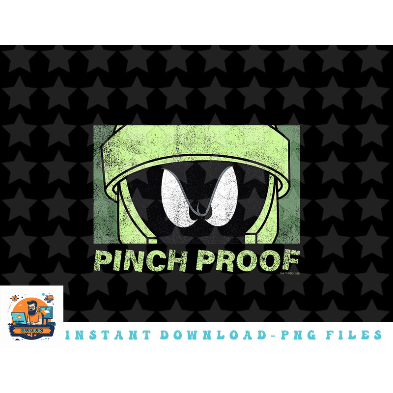 Looney Tunes St. Patricks Day Marvin Martian Pinch Proof png, sublimation, digital download.jpg