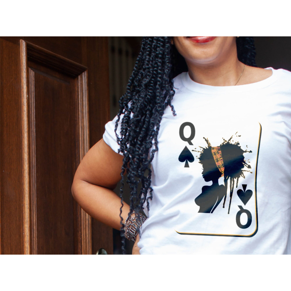 Graphic Tees, Black Girl Shirt, Black Queen, Melanin T-shirt, Black Girl Magic Shirt, Afro art, Mommy and Me, Christmas gifts for her - 4.jpg