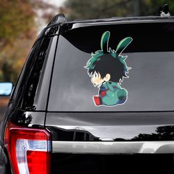 anime sticker, anime decal, manga decal, midoriya izuku sticker, my hero academia decal, my hero academia sticker
