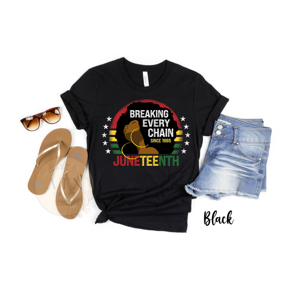 Juneteenth Break Every Chain, Black Owned, Juneteenth Women's Shirt - 1.jpg