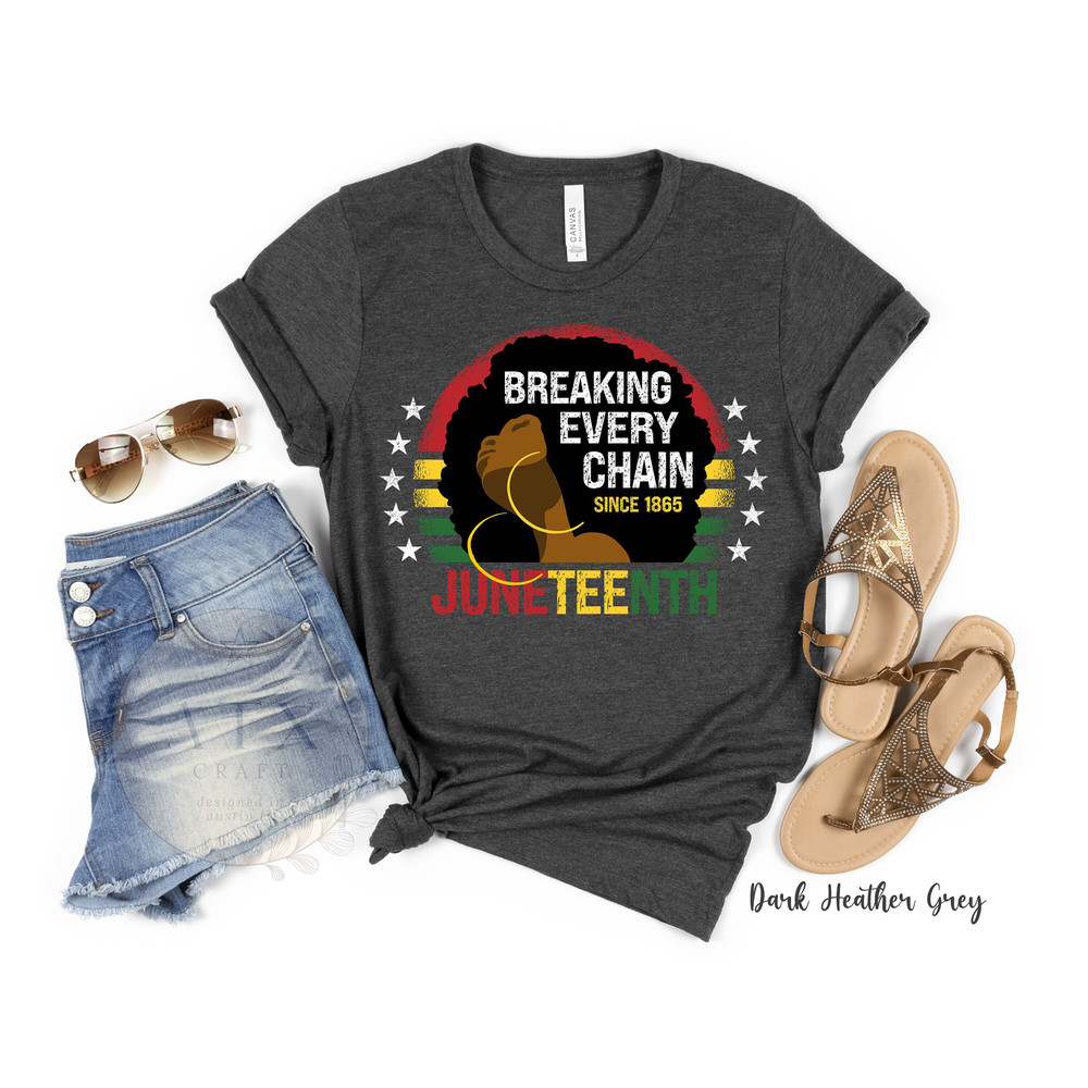 Juneteenth Break Every Chain, Black Owned, Juneteenth Women's Shirt - 2.jpg