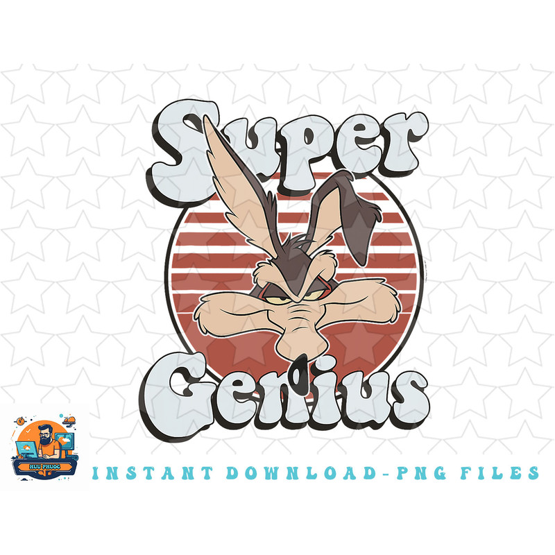 Looney Tunes Super Genius png, sublimation, digital download.jpg