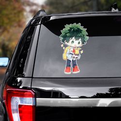 manga decal, my hero academia sticker, anime decal, midoriya izuku sticker, my hero academia decal, anime sticker