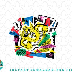 looney tunes tasmanian taz chaos png, sublimation, digital download